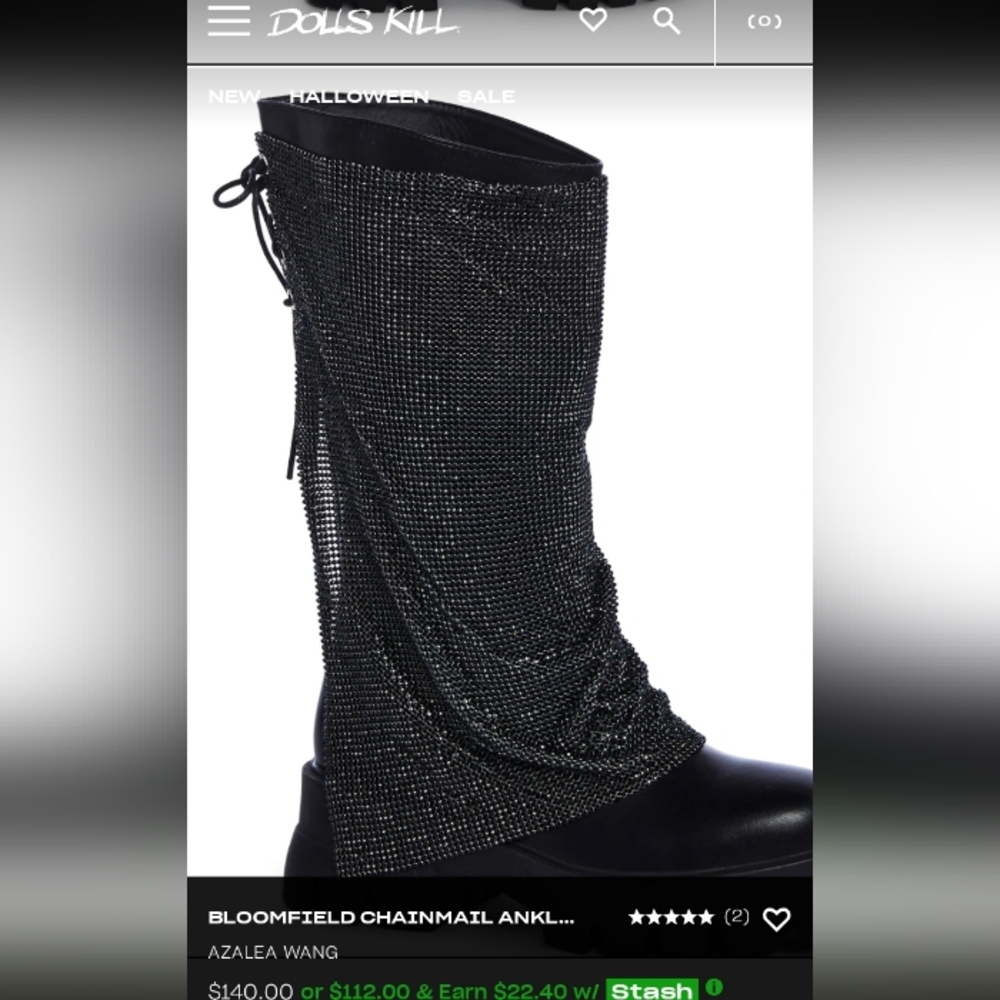 Real Chainmail! Azalea Wang DollsKill 6½ (sold out online) - Picture 5 of 15